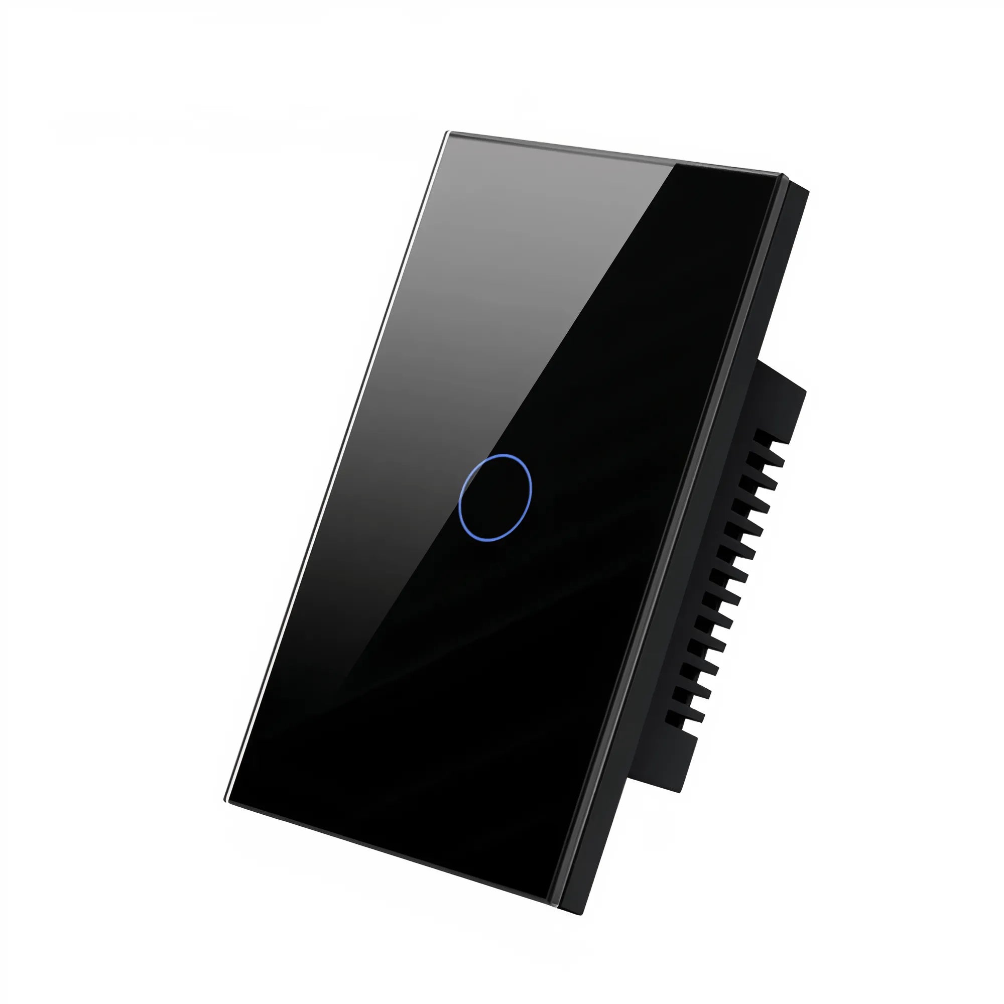 Interruptor Inteligente Smart Wi-Fi Alexa Touch Vidro Temperado Preto 4x2 - 1