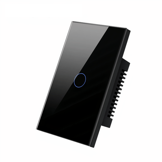 ORNE — decor studio - Interruptor Inteligente Smart Wi-Fi Alexa Touch Vidro Temperado Preto 4x2 - undefined