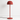 Luminária Abajur Moderna Minimalista LED Metal Acrílico Balan - Vermelho / Ø13,6x32cm - ORNE™
