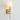 Luminária Arandela Minimalista Tecido Metal Ace - Dourado / Ø16x54cm - ORNE™