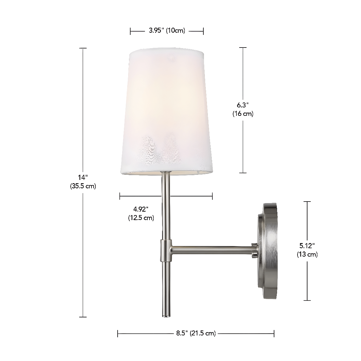 Luminária Arandela Moderna Clássica Metal Cúpula Seul - ORNE™ — decor studio