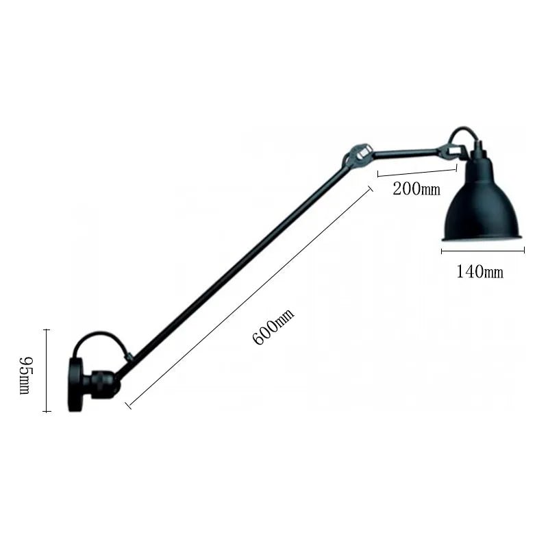Luminária Arandela Moderna Industrial Retrô Articulada Non Big - ORNE™ — decor studio