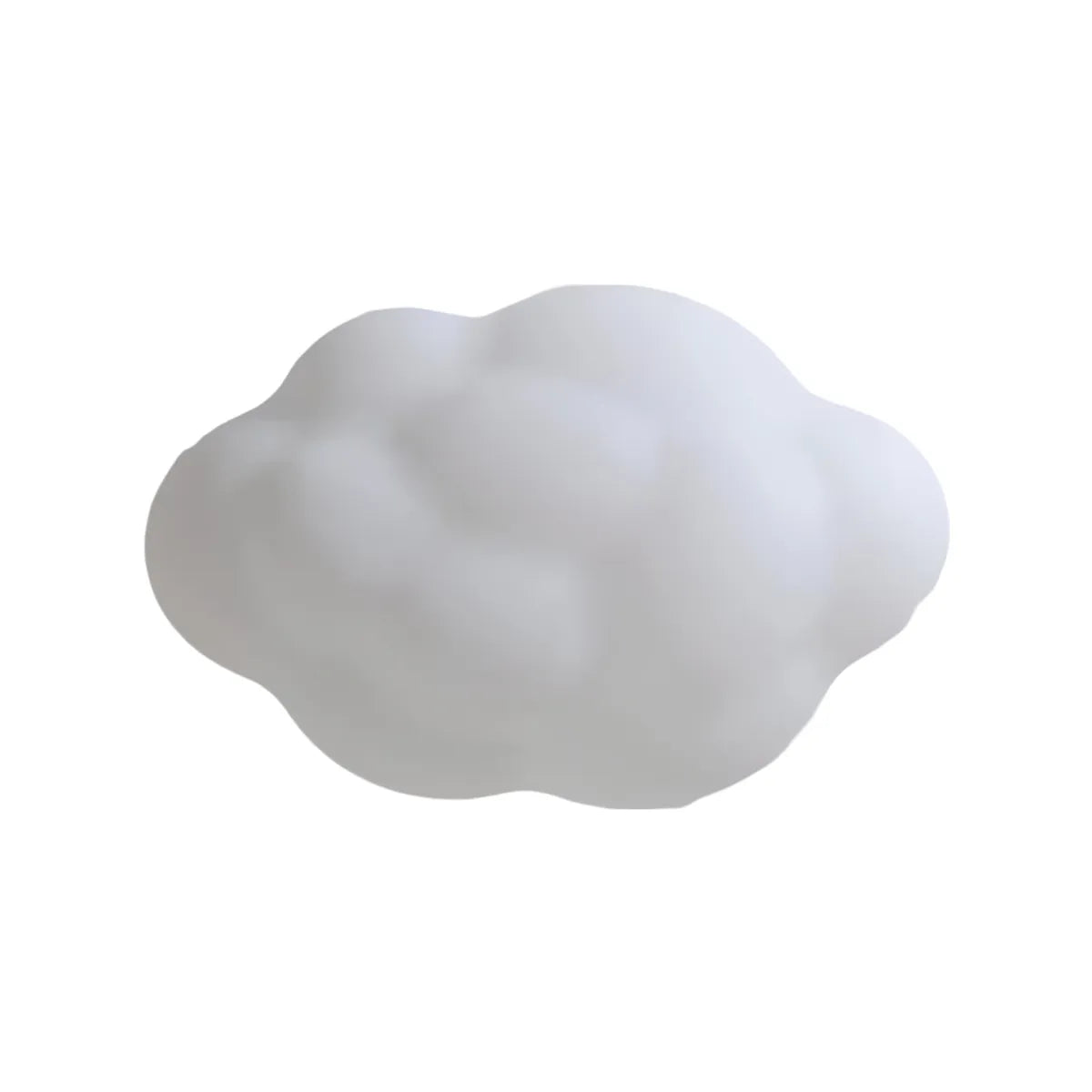 Luminária Arandela Moderna Infantil LED Acrílico Cloud - Branco / Branco Quente (3000K)