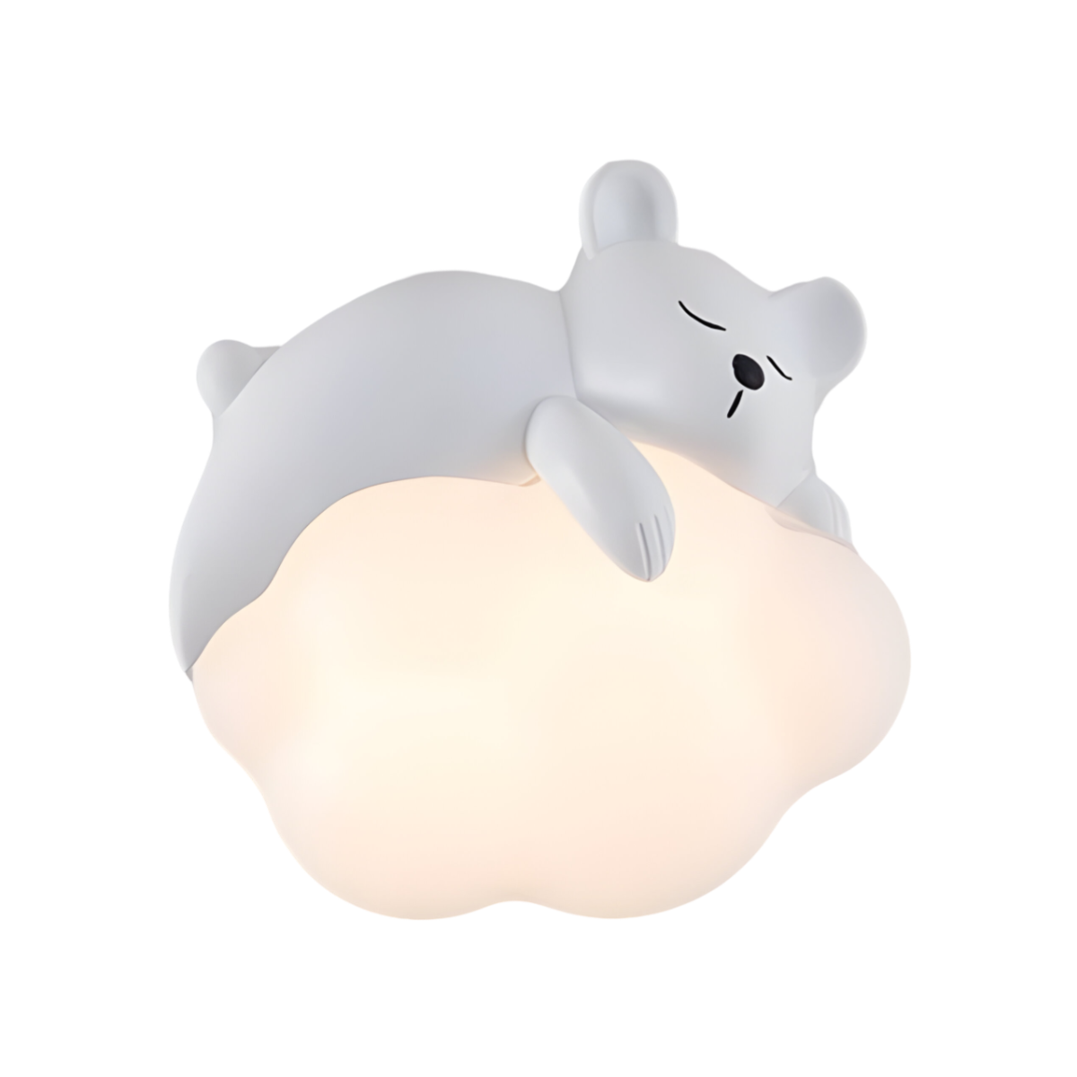 Luminária Arandela Moderna Infantil LED Acrílico Sky - A / Urso / Branco Quente (3000K)