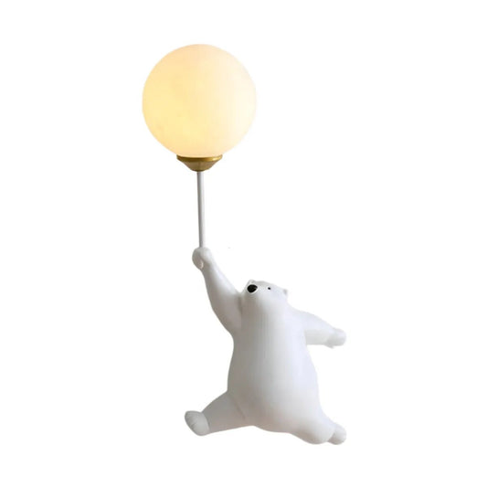 Luminária Arandela Moderna Infantil Resina Bear Lumi - ORNE™ — decor studio