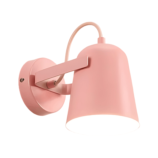 Luminária Arandela Moderna Minimalista Articulada Blaze - Rosa / Ø12cm