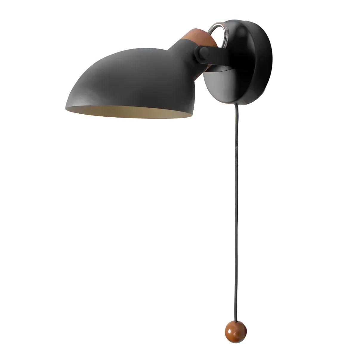 Luminária Arandela Moderna Minimalista Articulada Direcionável Metal Madeira Siena - ORNE™ — decor studio