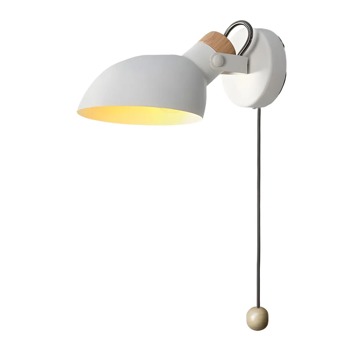 Luminária Arandela Moderna Minimalista Articulada Direcionável Metal Madeira Siena - ORNE™ — decor studio