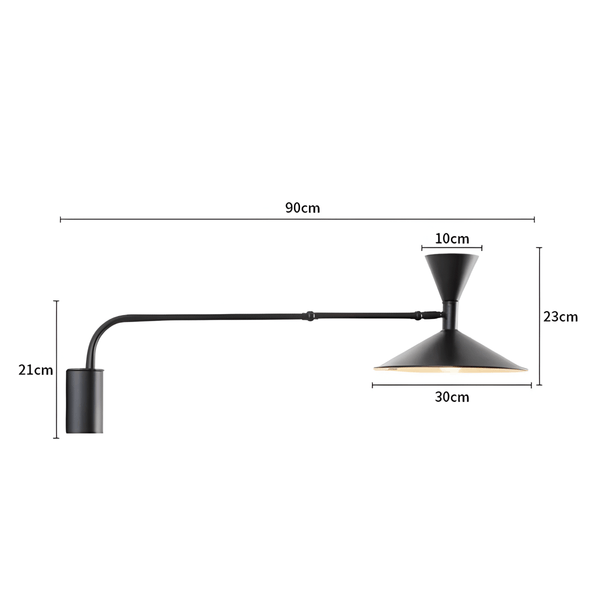 Luminária Arandela Moderna Minimalista Articulada Exotic - ORNE™ — decor studio