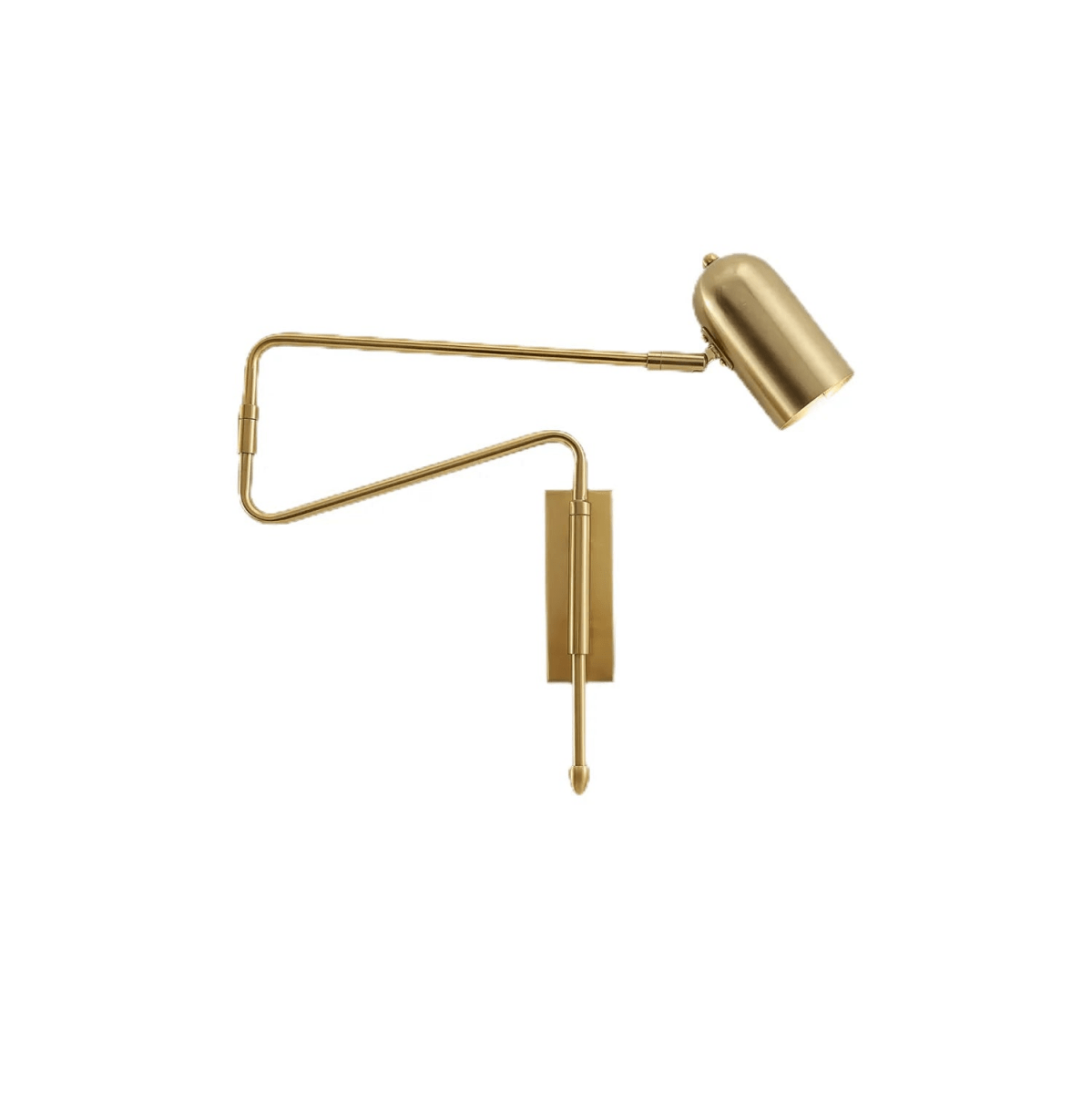 Luminária Arandela Moderna Minimalista Articulada Golden Turns - ORNE™ — decor studio