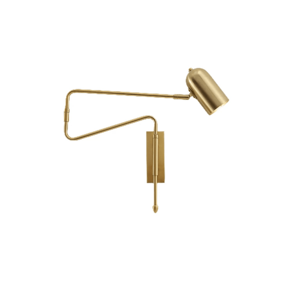 Luminária Arandela Moderna Minimalista Articulada Golden Turns - ORNE™ — decor studio