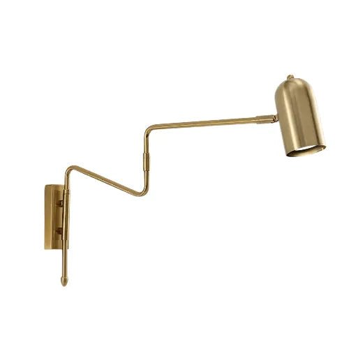 Luminária Arandela Moderna Minimalista Articulada Golden Turns - ORNE™ — decor studio