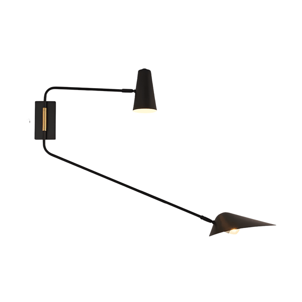 Luminária Arandela Moderna Minimalista Articulada Latão Casto - ORNE™ — decor studio