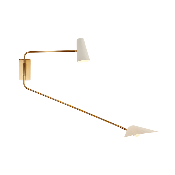 Luminária Arandela Moderna Minimalista Articulada Latão Casto - ORNE™ — decor studio