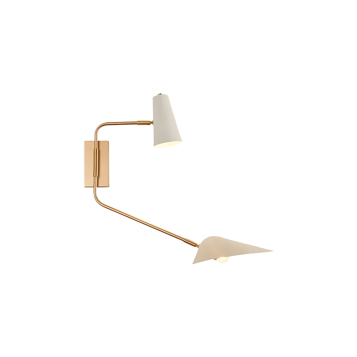 Luminária Arandela Moderna Minimalista Articulada Latão Casto - ORNE™ — decor studio