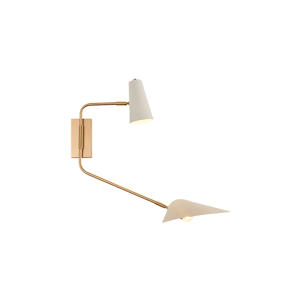 Luminária Arandela Moderna Minimalista Articulada Latão Casto - ORNE™ — decor studio