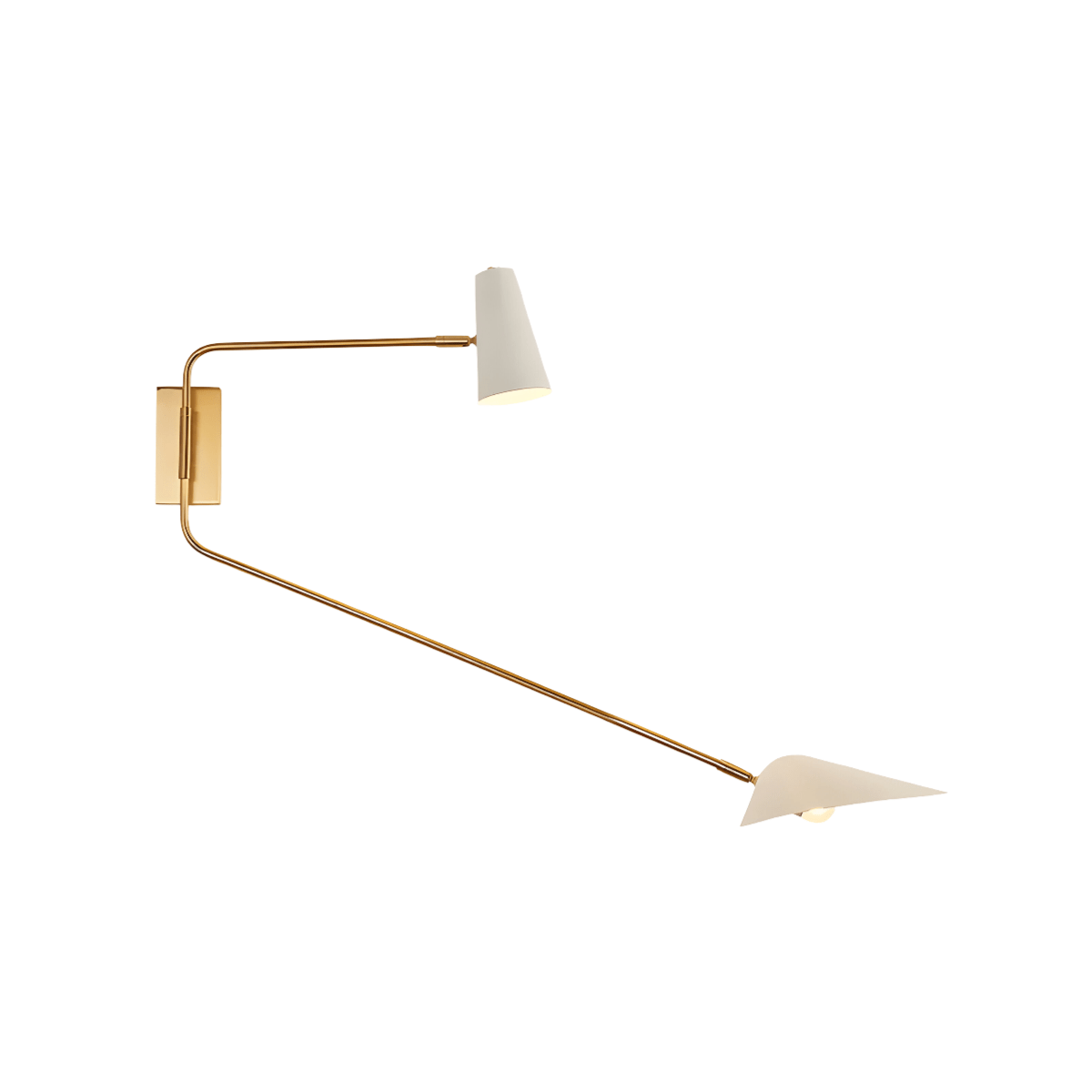 Luminária Arandela Moderna Minimalista Articulada Latão Casto - ORNE™ — decor studio