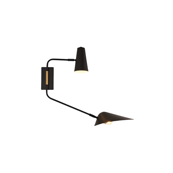 Luminária Arandela Moderna Minimalista Articulada Latão Casto - ORNE™ — decor studio
