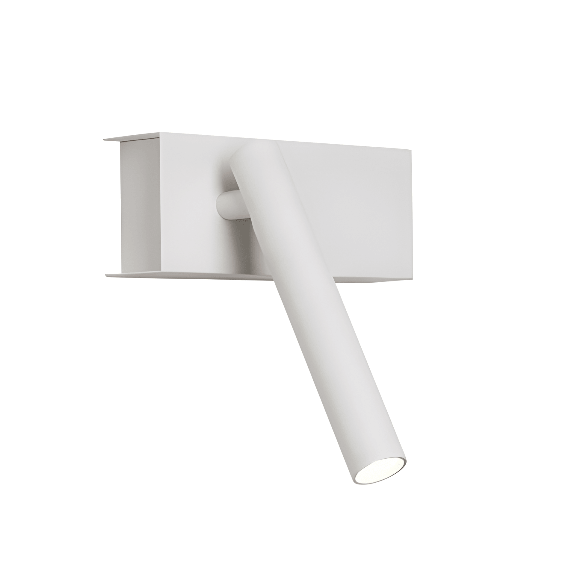 Luminária Arandela Moderna Minimalista Articulada LED Drift - Preto / Branco Quente (3000K)