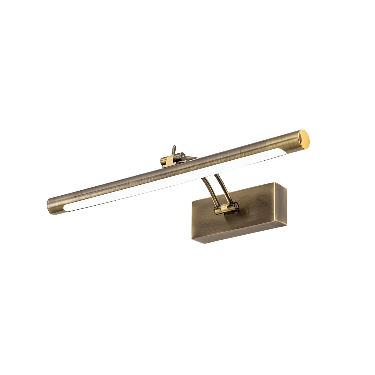 Luminária Arandela Moderna Minimalista Articulada LED Grizz - Bronze / 40cm / Branco Quente (3000K)