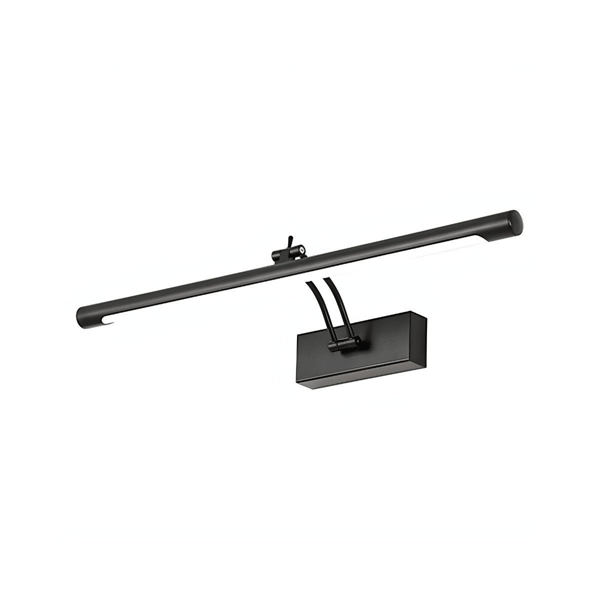 Luminária Arandela Moderna Minimalista Articulada LED Grizz - Preto / 40cm / Branco Quente (3000K)