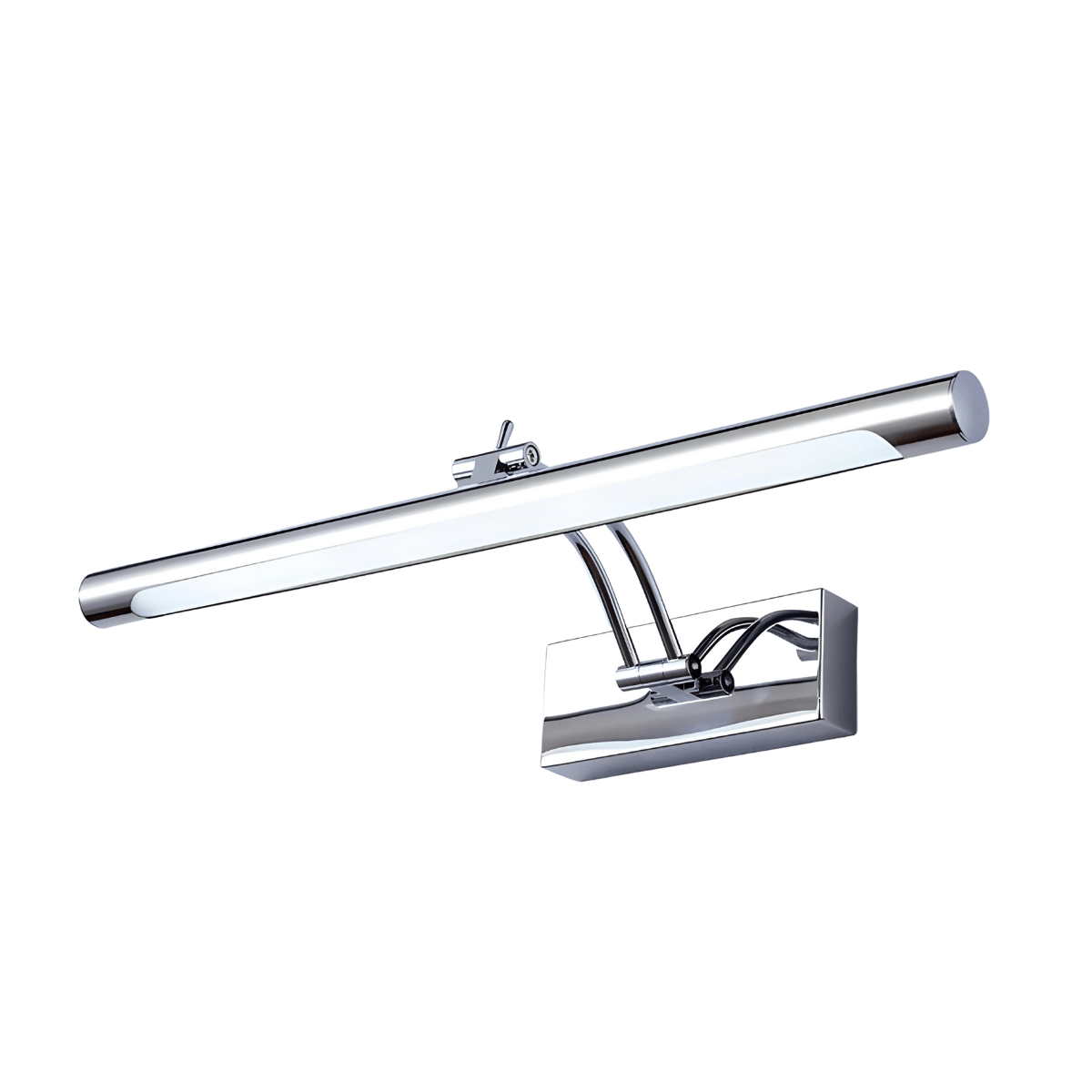 Luminária Arandela Moderna Minimalista Articulada LED Grizz - Prata / 40cm / Branco Quente (3000K)