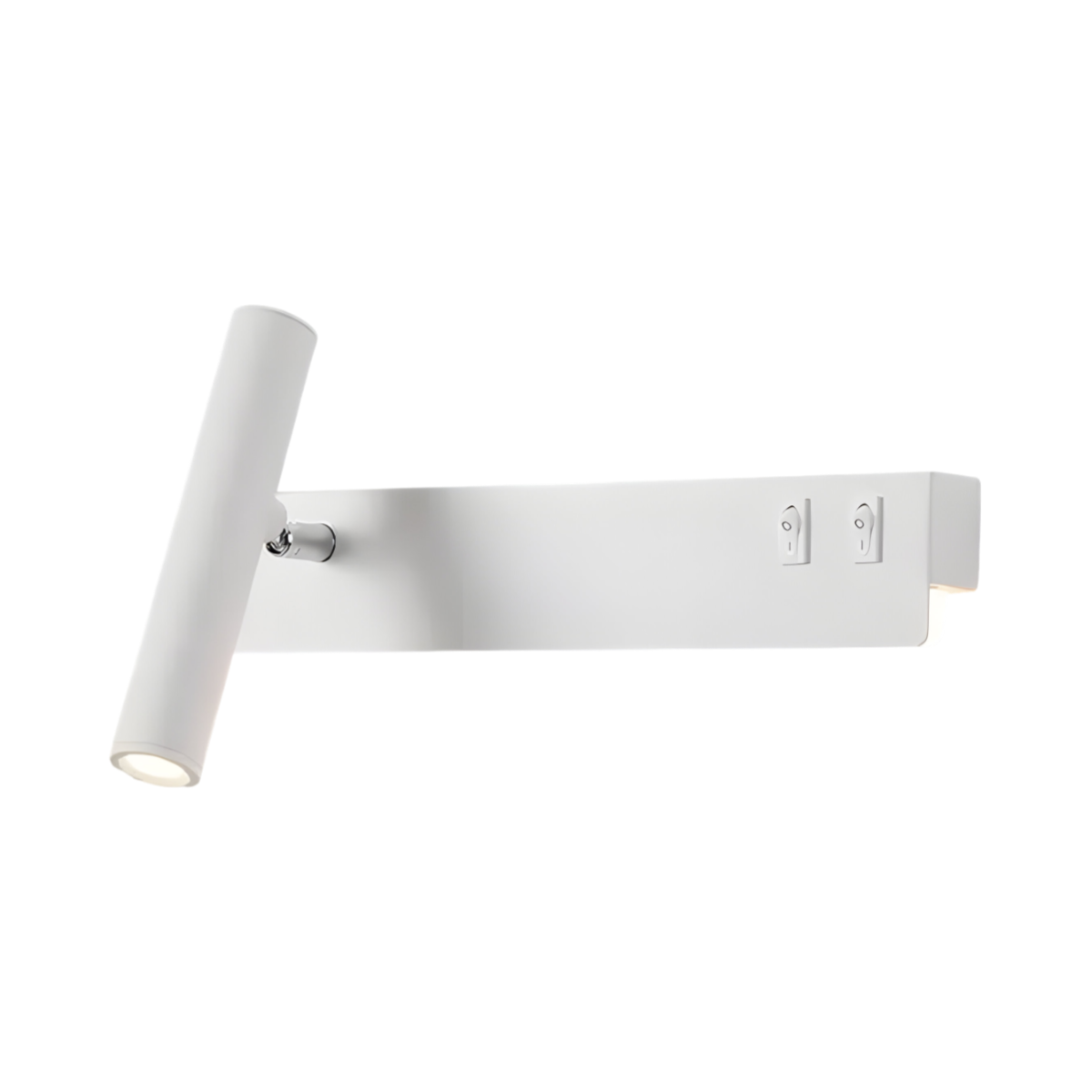 Luminária Arandela Moderna Minimalista Articulada LED Metal Tanus - Branco / Esquerda / Branco Quente (3000K)