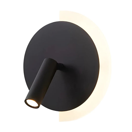 Luminária Arandela Moderna Minimalista Articulada Metal LED Ray - Preto