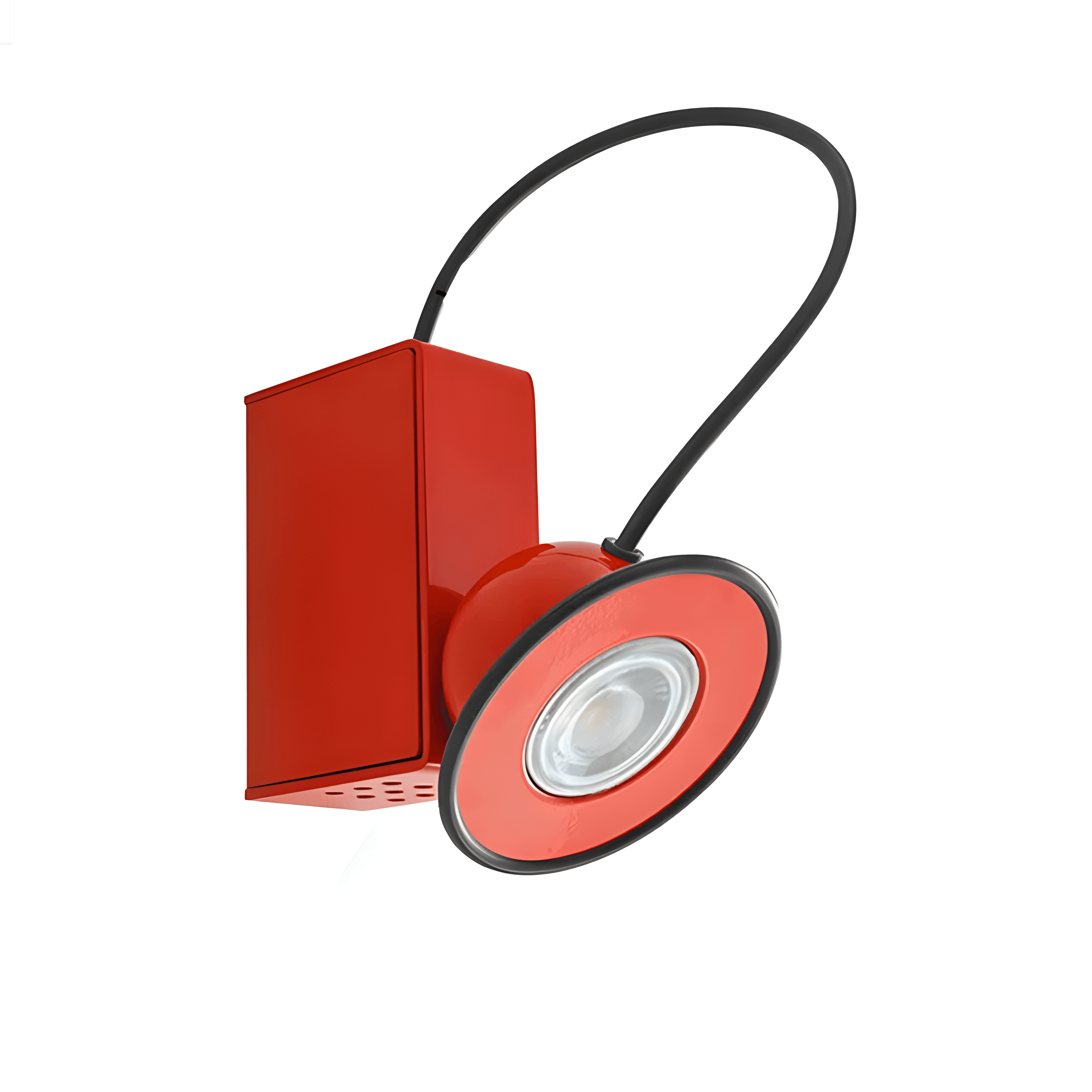 Luminária Arandela Moderna Minimalista Articulada Metal Vivid - Vermelho / Branco Quente (3000K)