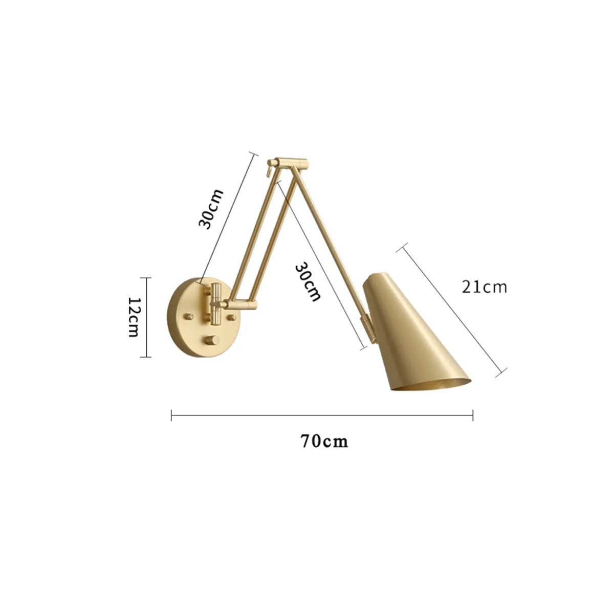 Luminária Arandela Moderna Minimalista Articulada Scope - ORNE™ — decor studio