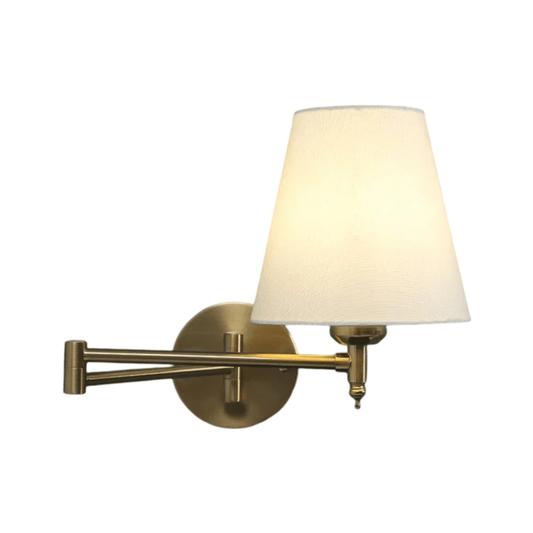 Luminária Arandela Moderna Minimalista Articulada Tecido Felpa - ORNE™ — decor studio