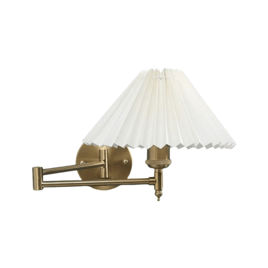 Luminária Arandela Moderna Minimalista Articulada Tecido Kioma - ORNE™ — decor studio