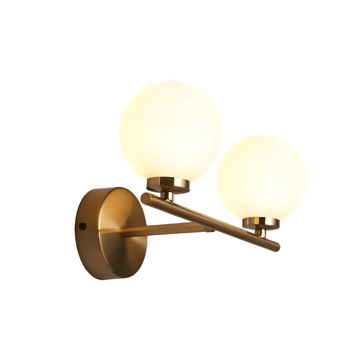 Luminária Arandela Moderna Minimalista Globo Bola Vidro Anew - B / Dourado