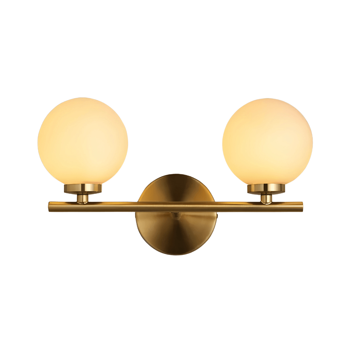 Luminária Arandela Moderna Minimalista Globo Bola Vidro Anew - A / Dourado