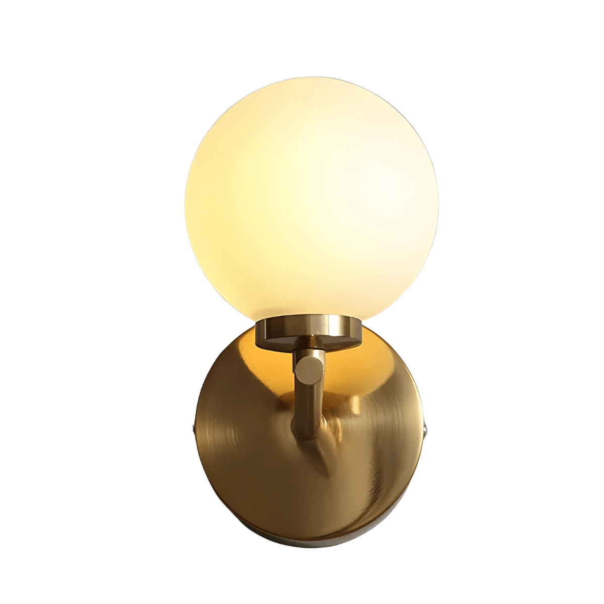 Luminária Arandela Moderna Minimalista Globo Bola Vidro Anew - A / Dourado