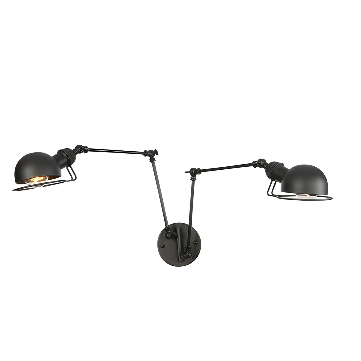 Luminária Arandela Moderna Minimalista Industrial Articulada Metal Ray - Preto / A / 110v/220v (Bivolt)