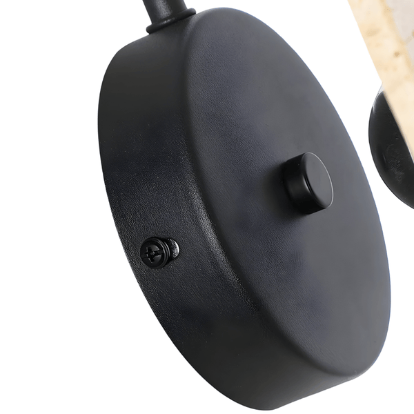 Luminária Arandela Moderna Minimalista LED Mármore Travertino Cavari - ORNE™ — decor studio