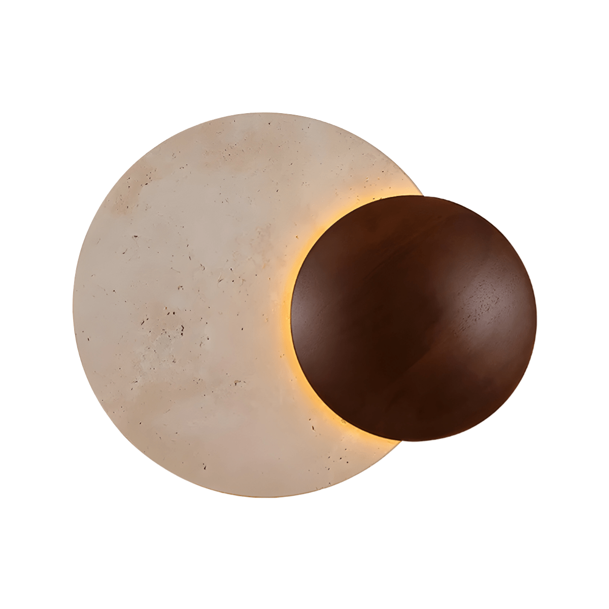 Luminária Arandela Moderna Minimalista LED Mármore Travertino Gontile - ORNE™ — decor studio