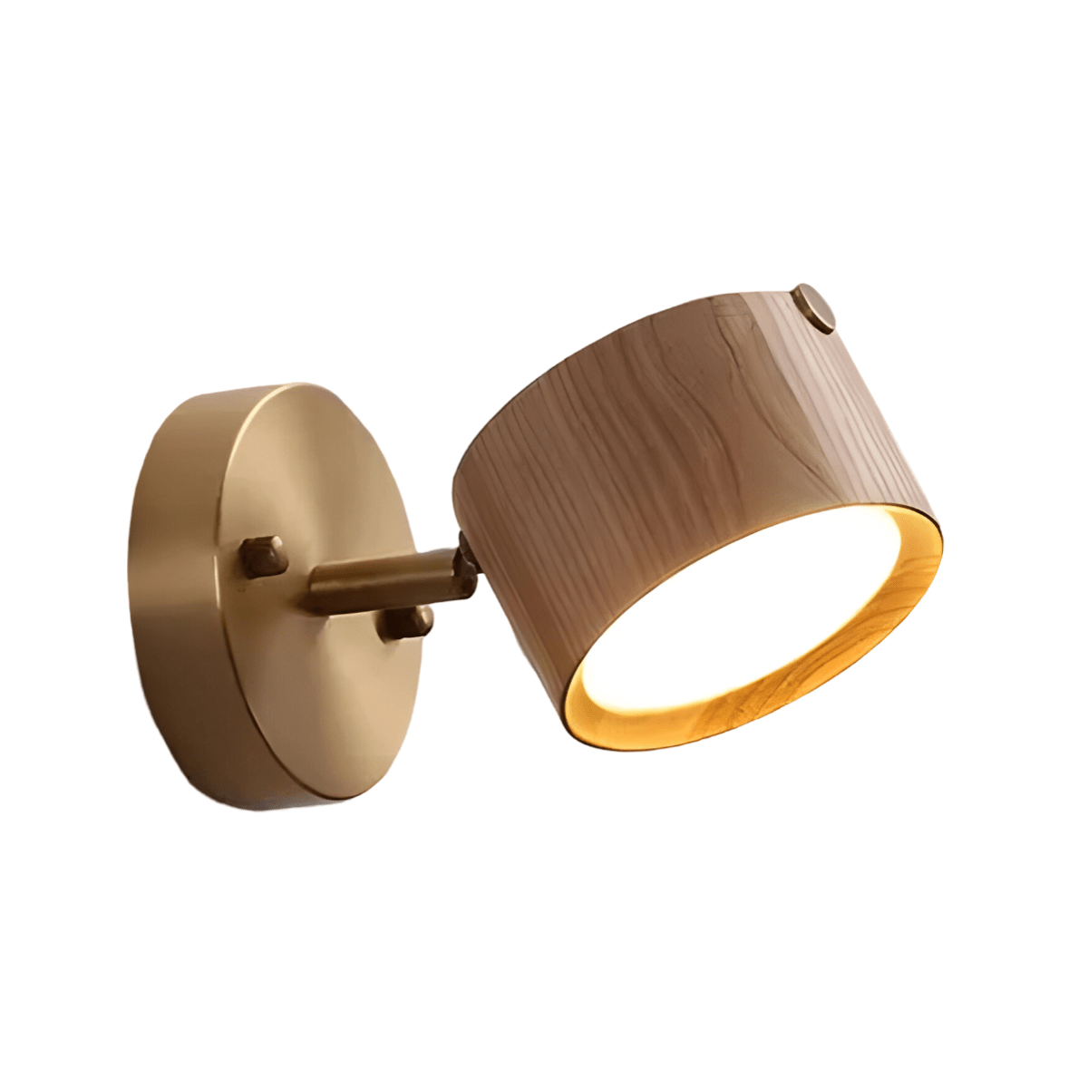 Luminária Arandela Moderna Minimalista LED Metal Madeira Barn - ORNE™ — decor studio
