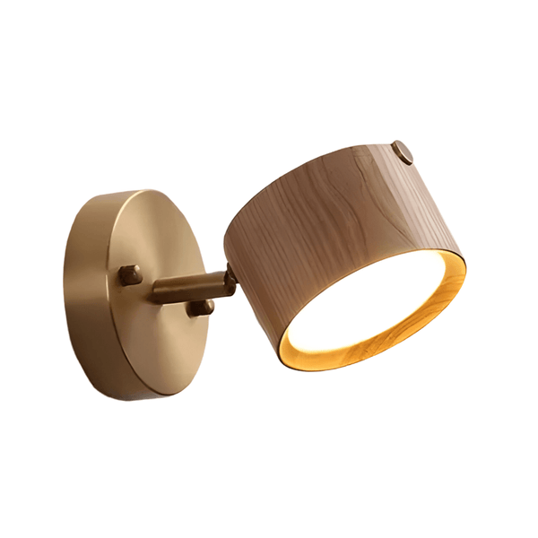 Luminária Arandela Moderna Minimalista LED Metal Madeira Barn - ORNE™ — decor studio