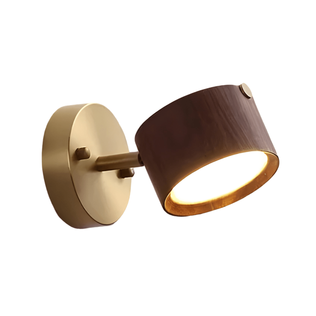 Luminária Arandela Moderna Minimalista LED Metal Madeira Barn - ORNE™ — decor studio