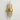 Luminária Arandela Moderna Minimalista LED Metal Vidro Baham - 35cm / Dourado / Branco Quente (3000K) - ORNE™
