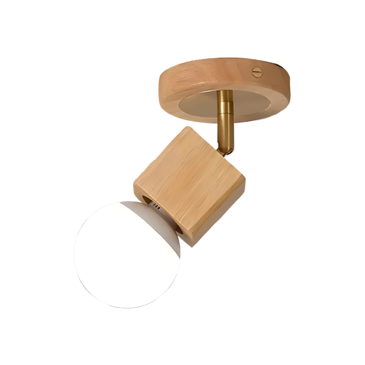 Luminária Arandela Moderna Minimalista Madeira Biano Lux - ORNE™ — decor studio