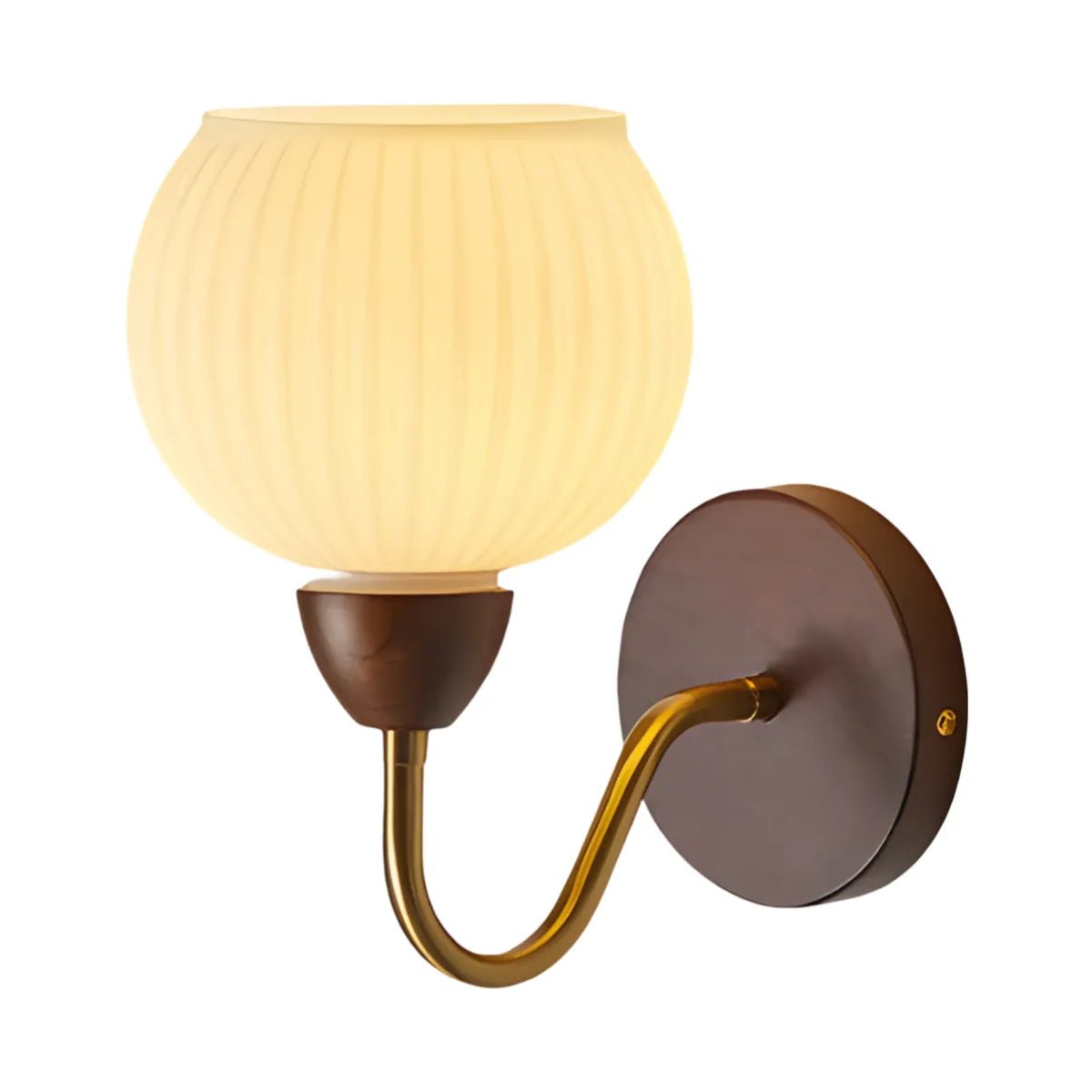 Luminária Arandela Moderna Minimalista Madeira Metal Vidro Twirl - ORNE™ — decor studio