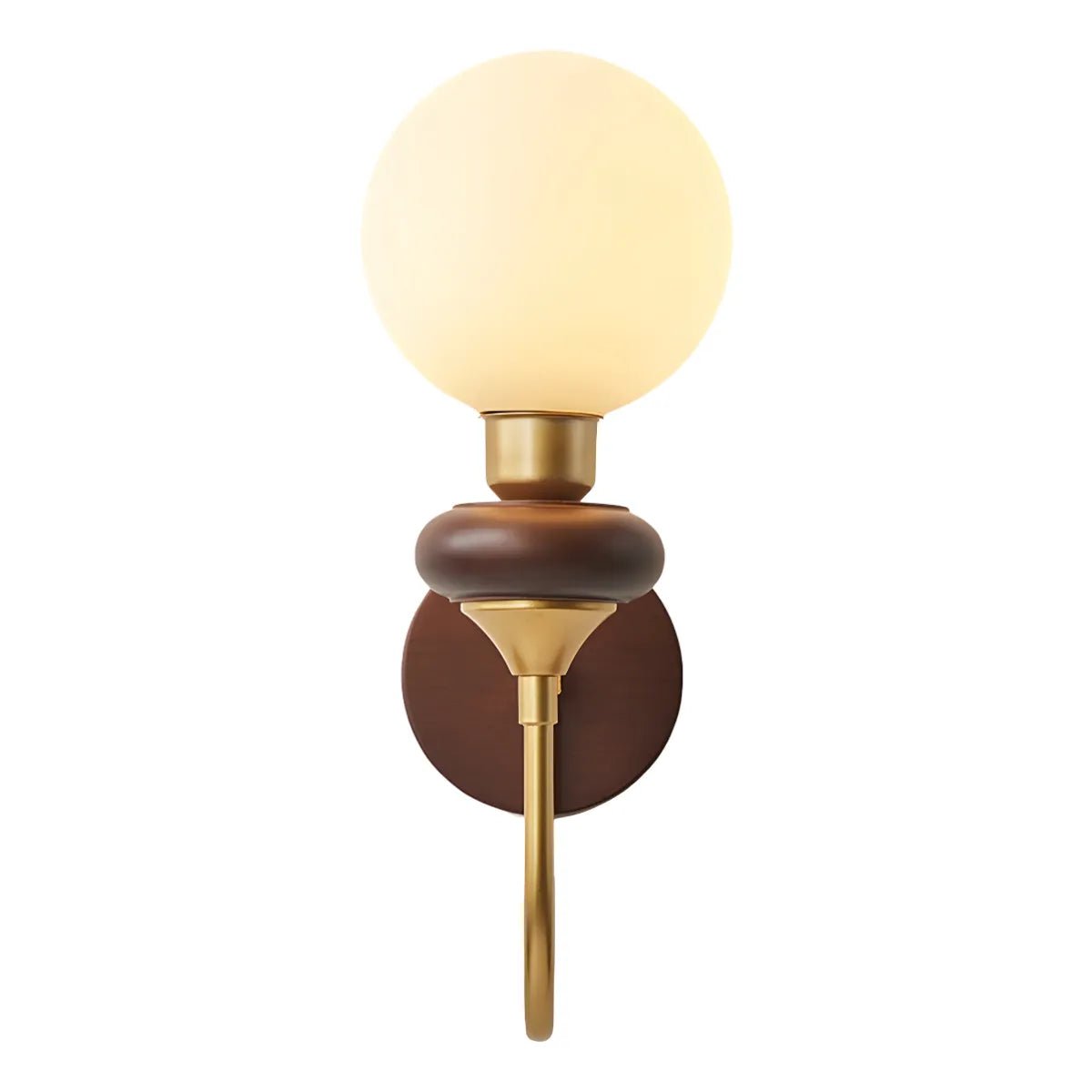 Luminária Arandela Moderna Minimalista Madeira Metal Vidro Twirl - ORNE™ — decor studio