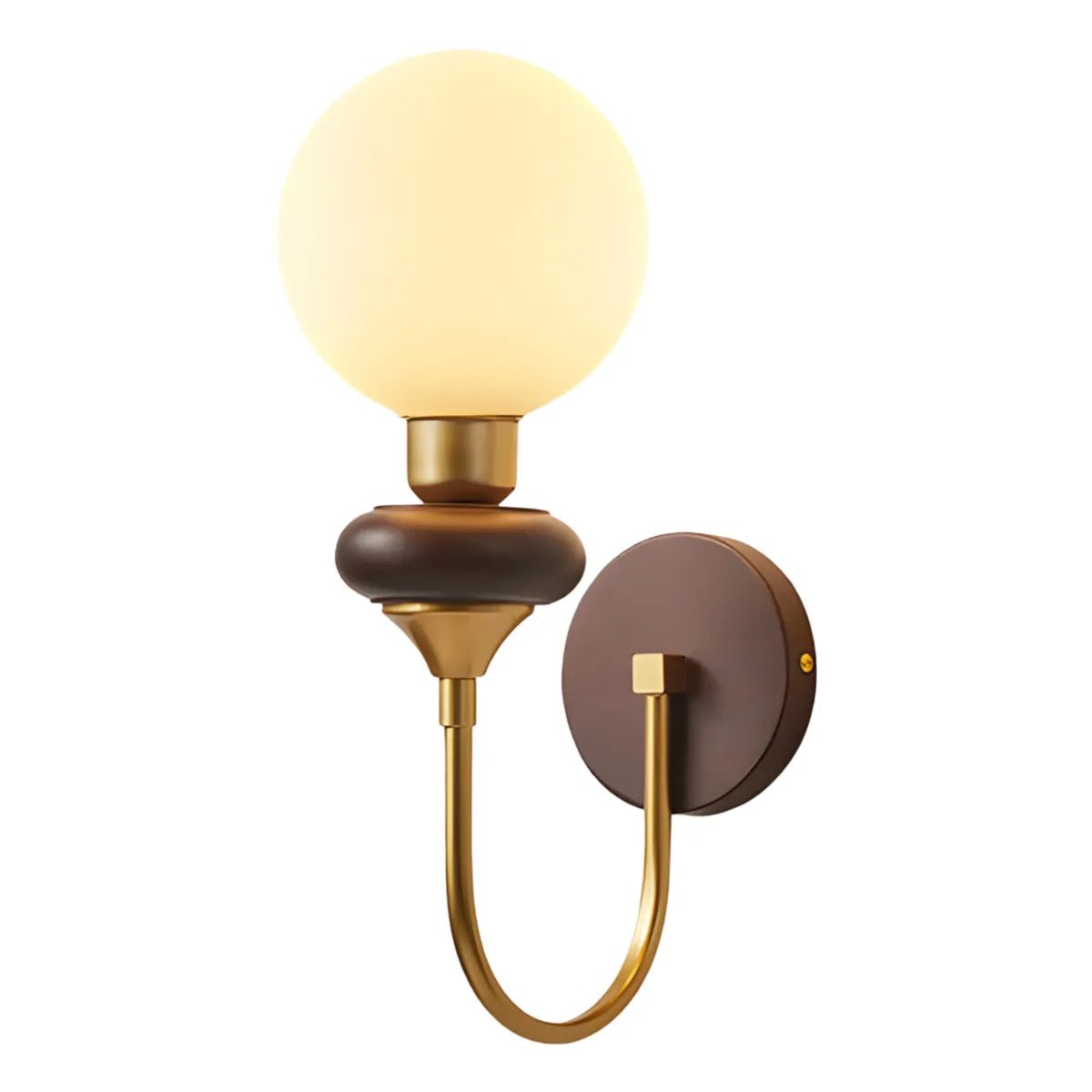 Luminária Arandela Moderna Minimalista Madeira Metal Vidro Twirl - ORNE™ — decor studio