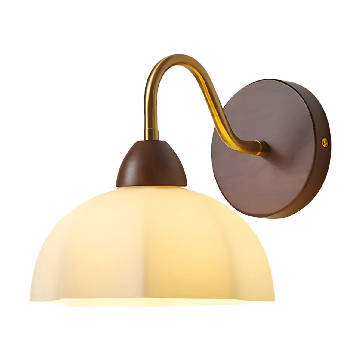 Luminária Arandela Moderna Minimalista Madeira Metal Vidro Twirl - ORNE™ — decor studio