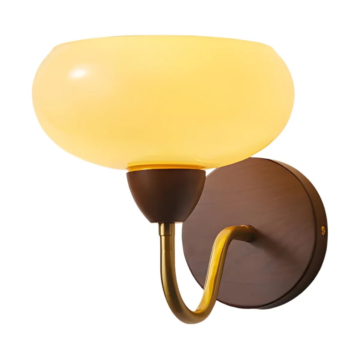 Luminária Arandela Moderna Minimalista Madeira Metal Vidro Twirl - ORNE™ — decor studio