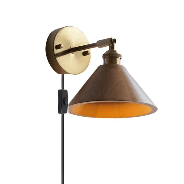 Luminária Arandela Moderna Minimalista Madeira Metal Vienzat - ORNE™ — decor studio