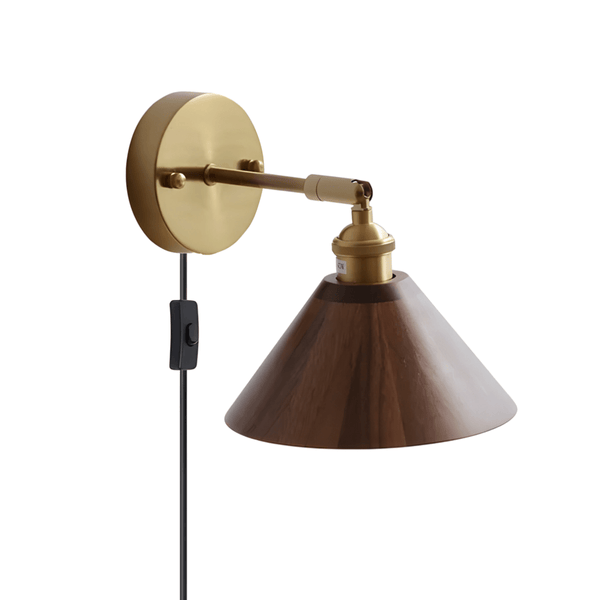Luminária Arandela Moderna Minimalista Madeira Metal Vienzat - ORNE™ — decor studio